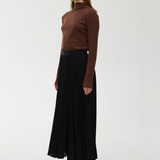 GOLDIE Pleat Skirt | BLACK