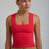 KNIT Tank | CHERRY