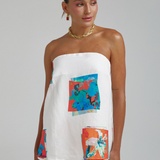 STRAPLESS Shift Top | MONTAGE WHITE