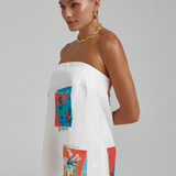 STRAPLESS Shift Top | MONTAGE WHITE