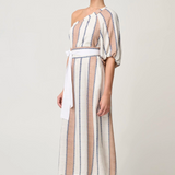 BAHIA One Shoulder Linen Viscose Dress