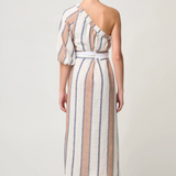 BAHIA One Shoulder Linen Viscose Dress