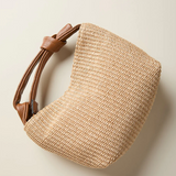 JESS Raffia Pouch | TAN