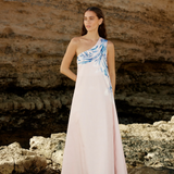 MILA Dress | SEASHELL/ICEBERG