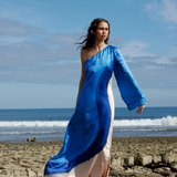 EASTON Dress | OCEAN DEPTHS/SEASHELL