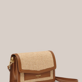 AMELIA Raffia Crossbody | TAN