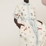 SANDY Embroidered Shirtdress *PRE ORDER*