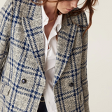 ALIX Jacket | NAVY CHECK