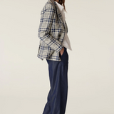 ALIX Jacket | NAVY CHECK