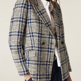 ALIX Jacket | NAVY CHECK