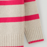 N.327 Cashmere Blend Stripe V-Neck Knit