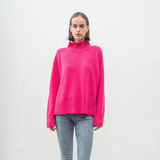 N.93 Cashmere Blend Funnel Neck Knit