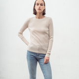 N.31 Cashmere Blend Skinny Rib Crew