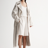 LEONORA Trench Coat | BONE