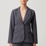 OAKLYN Blazer | Bluestone Stripe