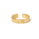EROS Gold Textured Ring | MEDIUM