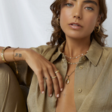 EROS Gold Textured Ring | MEDIUM