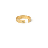 EROS Gold Textured Ring | MEDIUM