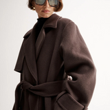 ARNA Coat | CHOCOLATE