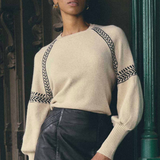 LUNA Merino Wool Knit Top | BLANCA