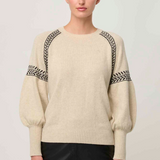 LUNA Merino Wool Knit Top | BLANCA