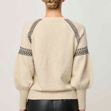 LUNA Merino Wool Knit Top | BLANCA