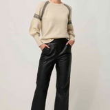 LUNA Merino Wool Knit Top | BLANCA