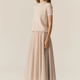 POSAY Tulle Skirt | PEBBLE
