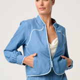 AURORA Reversible Linen Viscose jacket