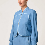 AURORA Reversible Linen Viscose jacket