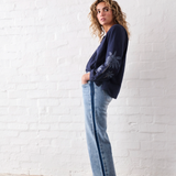 FREYA Jean Side Panel | WATERFALL