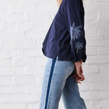 FREYA Jean Side Panel | WATERFALL