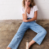 CELESTE Pant Heart | 70's BLUE