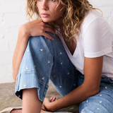 CELESTE Pant Heart | 70's BLUE