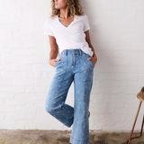 CELESTE Pant Heart | 70's BLUE