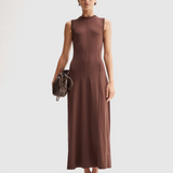 HELENE Maxi Dress | CHOCOLATE