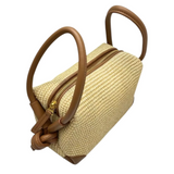 TAYLOR Multi-Way Raffia Bag | TAN
