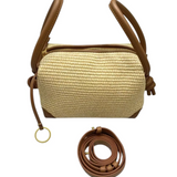 TAYLOR Multi-Way Raffia Bag | TAN