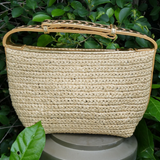 PALOMA Raffia Handbag | GOLD