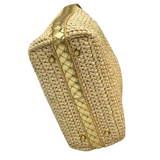 PALOMA Raffia Handbag | GOLD