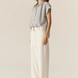 CARSEN Full Length Pant | ECRU