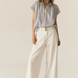 CARSEN Full Length Pant | ECRU