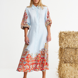 CHAMPIONSHIP RIBBON Midi Dress