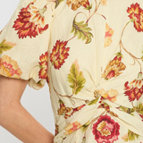ODESSA Maxi Dress | BUTTER/RED