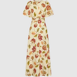 ODESSA Maxi Dress | BUTTER/RED