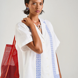 COLLARED SS Shirt | SOL SCRIPT