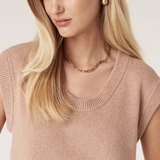 FLAX Scoop Top | TERRACOTTA