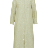 PURE Linen Shirt Dress | PISTACHIO