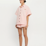 MARLA Denim Shirt | PINK