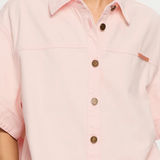MARLA Denim Shirt | PINK